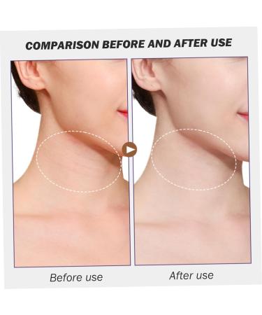 Neck Lift Tape 20Pcs Elastic Breathable Neck Strips Self-adhesive Neck Tape Portable Sweatproof Reusable Wrinkle Removing Neck Tightening Tape Semitransparent - Buy Online on GoSupps.com