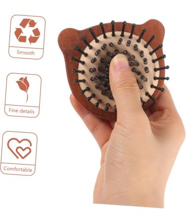 Beavorty Airbagkamm Massage Comb | Pear-Shaped Wooden Scalp Massager & Shampoo Brush for Scalp Peeling - Buy Online on GoSupps.com