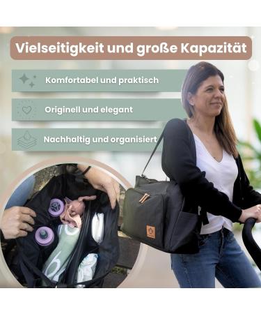 Micu Micu Wrap Bag Stroller with Diaper Pad - Large Capacity Waterproof Mommy & Clinic Bag | 50x14x30cm Black - Buy Online on GoSupps.com
