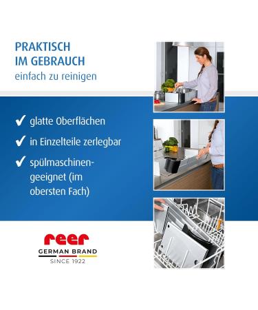 Reer Stove Guard Premium XL - Adjustable 57-90 cm for Induction & Gas Stoves | Silver Safety Solution - Buy Online on GoSupps.com