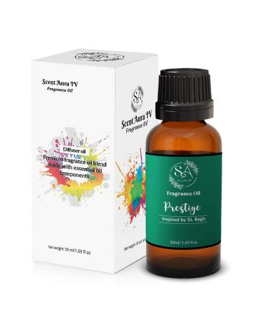 Scent Aura IV Prestige Fragrance Oil Inspired by St.Regis Hotel Scent(1.69 fl oz Hotel Inspired Diffuser Oil All Types of Diffusers Diffuser Refills Candle Making)