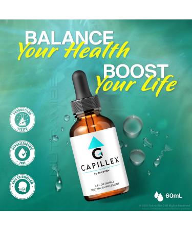 NutraVibe Capillex Drops Daily Hair & Scalp Support Inspired by Guava Leaf with a Clean Premium Liquid Formula to Help Support Healthy-Looking Hair Growth Just Few Easy Drops a Day (30 Servings) - Buy Online on GoSupps.com