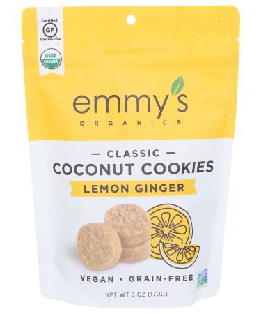 Emmys, Macaroon Lemon Ginger Organic, 6 Ounce
