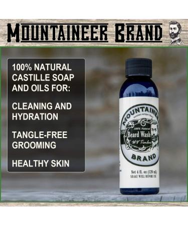 Mountaineer Brand - 100% Natural Complete Beard Care Kit | Wash Oil Balm & Brush - Perfect for Every Beard - Buy Online on GoSupps.com