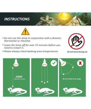 MIXJOY 100 Watt High Intensity Self-Ballasted UV/Heat Mercury Vapor Light Bulb UVA UVB Full Spectrum Sun Light for Reptile and Amphibian Use - Buy Online on GoSupps.com
