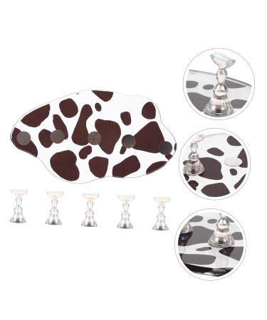 FRCOLOR Acrylic Nail Practice Stand - Manicure Nail Tray & Decorative Rack for Nail Art - 11.8x6.5cm - Buy Online on GoSupps.com