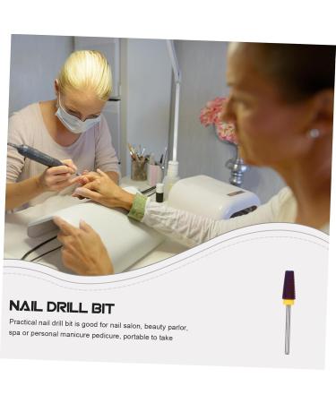 FRCOLOR carbide drill bit nail bit cuticle drill bits drill bits for nails safety bits for nail drill metal nail drill acrylic nail drill bits manicure Accessories Tungsten steel - Buy Online on GoSupps.com