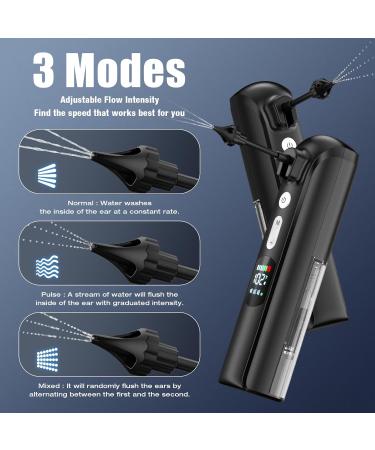 Smart Ear Wax Removal Kit - 8 Speed Adjustable Cleaner with Display & 10 Tips | Safe & Effective Ear Wax Tool for All - Buy Online on GoSupps.com