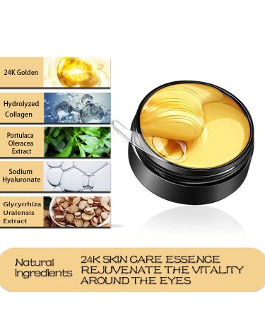 Collagen Under Eye Patches - 60 Pcs Eye Masks for Dark Circles Puffiness & Wrinkles - Revitalizing Eye Care - Buy Online on GoSupps.com