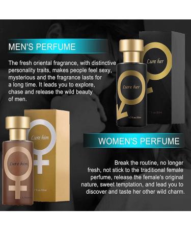 Golden Lure Perfume Pheromone Perfume Spay For Men Cologne For Men Attract Women Romantic Glitter Perfume Gift 50 M - Buy Online on GoSupps.com