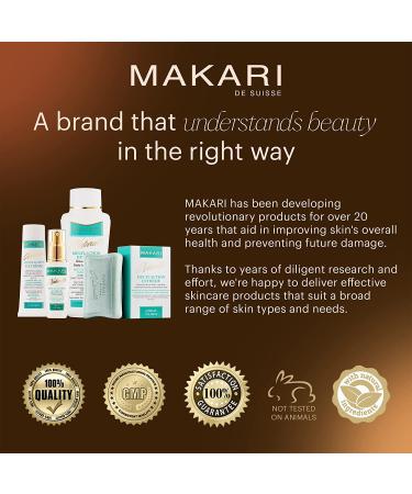 Makari Naturalle Multi-Action Extreme Brightening Serum 1.7 oz | Dark Spot Treatment for Under Eye Circles | Moisturizer with Argan Oil & SPF 16 - Buy Online on GoSupps.com