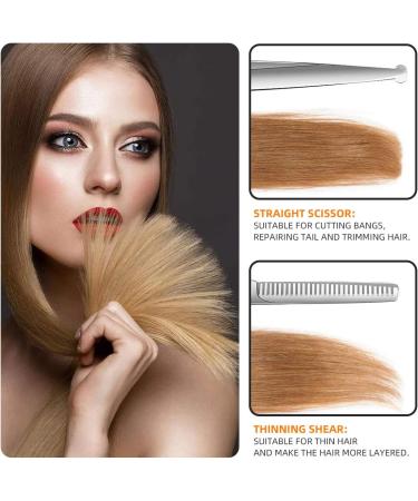 SOFYE Hair Cutting Scissors Kit - 24pcs Professional Stainless-Steel Thinning Shears Set for Home, Baber Salon - Ideal for Women, Men, Kids - Hairdressing Haircut - Buy Online on GoSupps.com