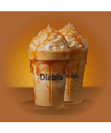 Diablo Salted Caramel Dessert Sauce | Sugar Free | Gluten Free | Diabetic Friendly | Hamper Available - Perfect for Gifting | 360g Salted Caramel 1.44 kg (Pack of 1) - Buy Online on GoSupps.com