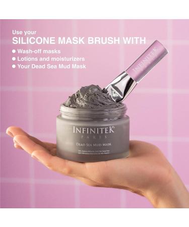 Infinitek Paris Silicone Face Mask Brush - Facial & Sleeping Mask, Mud & Makeup Applicator - Buy Online on GoSupps.com