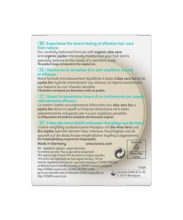 Lavera Organic Moisture & Care Shampoo Bar - 0.18 oz | Eco-Friendly Hair Care Vegan & Cruelty-Free International Shipping Available - Buy Online on GoSupps.com