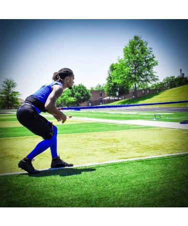 Acceleration Speed & Agility Training Kit | Leg Resistance Bands Bungee Cord & Quick Feet Cones for Football Soccer Basketball & Baseball - Medium Waist (32-39 inches - Buy Online on GoSupps.com