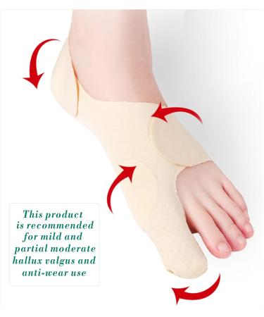 Ashomie Ultra Thin Bunion Corrector & Toe Separator for Women | Orthopedic Bunion Socks (2PC) | Size 4.5-6 - Buy Online on GoSupps.com