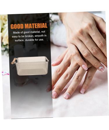 minkissy Nail Art Bowls Soaking Bowl Nail Salon Supplies Nails Exfoliating Containers Soaking Container Nail Manicure Bowls Nail Art Accessory Manicure Tool Nail Bowls Organizer Snack Wood 28x15.5cm Grey - Buy Online on GoSupps.com