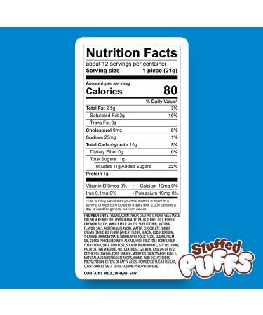 Stuffed Puffs Variety 3 Pack: Classic Milk Chocolate, Chocolate-on-Chocolate, Cookies 'n Creme - 8.6 oz Filled Marshmallows for S'mores and Snacking - Buy Online on GoSupps.com