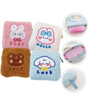 Lurrose 4-Piece Women's Storage Bag Set | Menstrual & Cosmetic Organizer | Ideal for Teenagers & Women - Buy Online on GoSupps.com