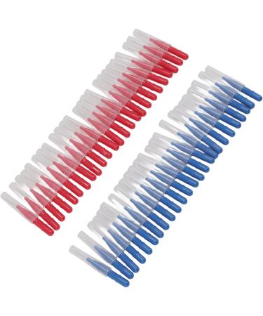 50pcs Dental Floss Brush Set - Interdental Brushes & Dental Tools for Optimal Oral Hygiene - Buy Online on GoSupps.com