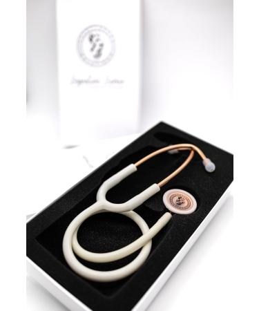 Premium Dual-Head Stethoscope for Nurses & Doctors | Gold Rose Gold Adult-Pediatric | Essential Nurse Accessories | Latex-Free Tubing - Buy Online on GoSupps.com