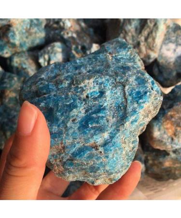 Natural Crystal Rough Big Size Natural Blue Apatite Rough Stones Raw Minerals and Stones Rough Gemstone Specimen Stones