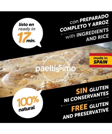 Paellissimo Paella Set for Authentic Valenciana Recipe | Includes Paella Rice Spice & Broth | Perfect for 2-3 People | Michelin-Star Quality - Buy Online on GoSupps.com