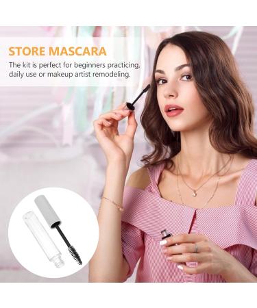 Beavorty 20 Pcs Eyelash Tube Mascara Bottles Mascara Wand Tube Empty Eyeliner Tubes Cosmetic Plastic White - Buy Online on GoSupps.com