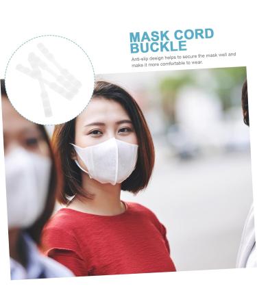 Beaupretty 10pcs Mask Hook Earrings - White Silica Gel Ear Expanders | Non-Slip Comfort Fit International Shipping - Buy Online on GoSupps.com