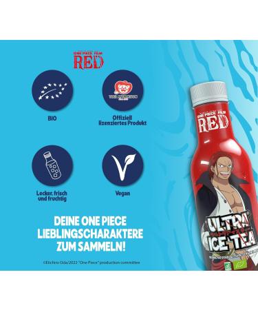 Buy Ultra Ice Tea Bio - Vegan Fruit Tea with Shanks Character | Fruity Hibiscus Flavor | 500ml Disposable - Buy Online on GoSupps.com