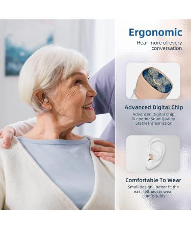Rechargeable Hearing Aids for Seniors & Adults - Small Completely-in-Canal Digital Amplifier - Volume Control - Assist Devices in White&Black - Buy Online on GoSupps.com