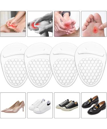 Ball of Foot Cushions - 2 Pairs Soft Gel Metatarsal Pads for Women | Self-Adhesive High Heel Inserts for Ultimate Comfort - Buy Online on GoSupps.com