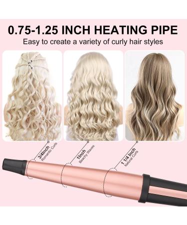 Buy 1 1/4 Inch Ceramic Curling Iron | Dual Voltage Beach Waver Hair Crimper for Women - International Shipping - Buy Online on GoSupps.com