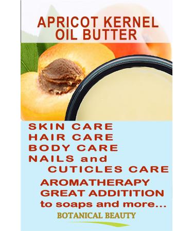 Botanical Beauty APRICOT KERNEL OIL BUTTER Pure Natural Virgin Unrefined RAW for FACE SKIN BODY DAMAGED HAIR NAILS. Rich in Gamma Linoleic Acid Vitamin E (4 Fl Oz) 4 Fl Oz (Pack of 1) - Buy Online on GoSupps.com