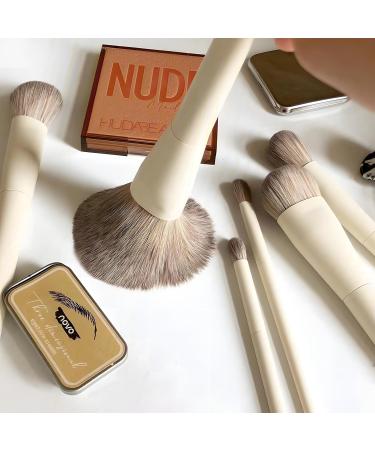 10-Piece Essential Makeup Brush Set | Premium Synthetic Brushes for Flawless Beauty | International Shipping Available - Buy Online on GoSupps.com