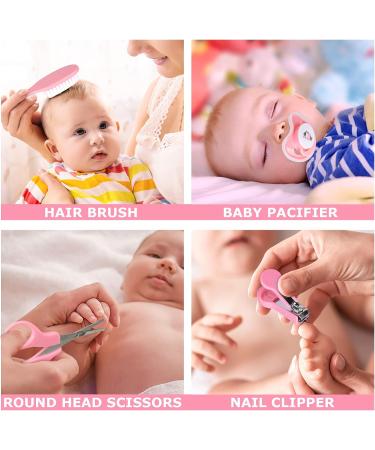 JasCherry Baby Grooming Kit Essential Nursery Care Set for Newborns & Toddlers | Safety Hair Brush, Comb, Nail Clipper & Trimmer for Boys & Girls Keep Your Baby Clean and Healthy - Buy Online on GoSupps.com