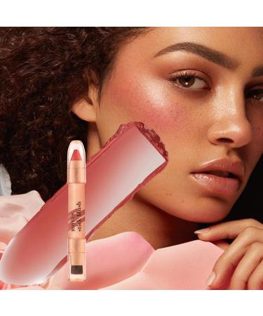 Stick | 2 in 1 Double Stick with Brush | WateMakeup Long Lasting Lip Tint Eye Shadow Makeup Stick for Women Frifer 03# - Buy Online on GoSupps.com