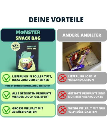 30 American Sweets Gift Box - XXL Mix of Trending TikTok Candy for Parties & Special Occasions - Buy Online on GoSupps.com