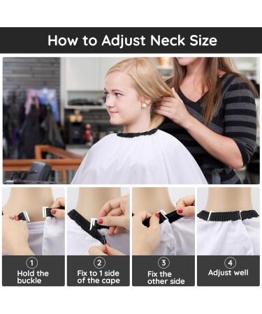 Segbeauty Hair Cutting Cape Professional 55x63 Salon Cape with Adjustable Neckline & Neck Duster Brush for Barbers & Hairstylists | International Shipping Available - Buy Online on GoSupps.com