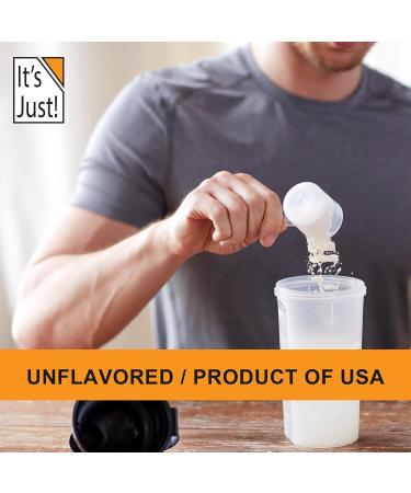 It's Just! - Total Milk Protein Concentrate Powder Naturally 80% Casein / 20% Whey rBSH/RBST Hormone Free No Added Sugar MPC-85 (1 Pound Unflavored) Unflavored 1 Pound (Pack of 1) - Buy Online on GoSupps.com