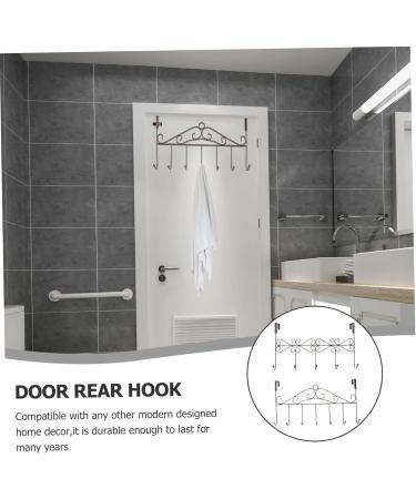 Alipis 2pcs Door Hook Wall Mounted Clothes Hanger Door Coat Hanger Punching Hanger Kitchen Door Drawer - Buy Online on GoSupps.com