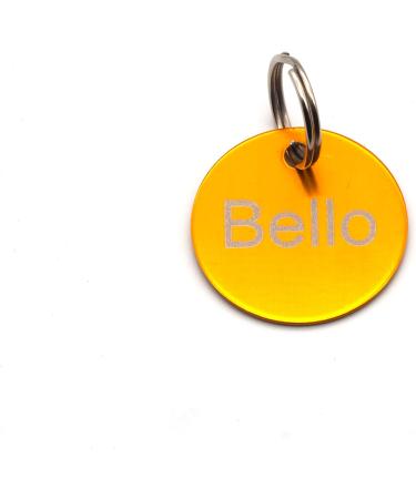 Customizable Dog Brand Pocket with Push Button Engraving | Synthetic Leather | 30mm in Blue Black Red Yellow | Perfect for Tax Brands - Buy Online on GoSupps.com