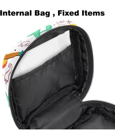 Shop Stylish Women's Binding-Up Bags | Guitars & Cacti Tampon Storage Bags with Zip Pockets - Ideal Menstrual Tied Bags - Buy Online on GoSupps.com