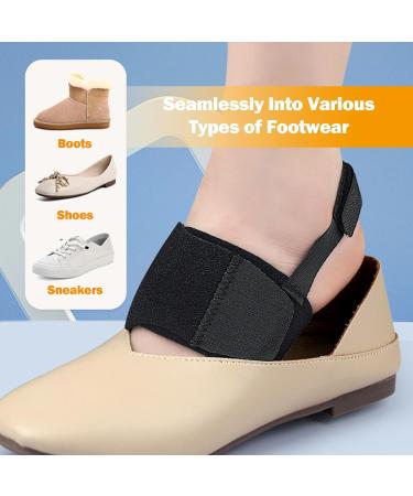 Dukars Arch Support for Women - Plantar Fasciitis Relief Orthotic Compression Wrap for Foot Pain High Arches & Flat Feet Heel Fatigue (Black - Buy Online on GoSupps.com