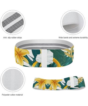 Shop Tropical Leaves Resistance Bands | Elastic Fitness Bands for Strength Training | International Shipping Available - Buy Online on GoSupps.com