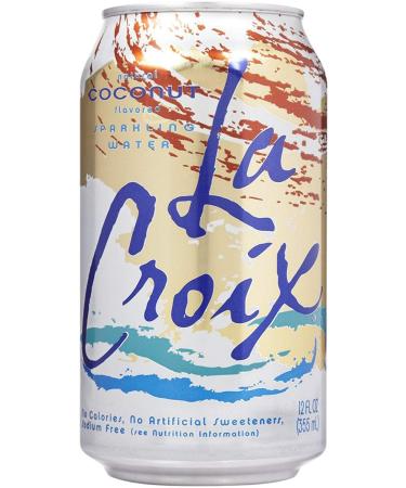 La Croix Coconut Flavored Sparkling Water 120 Oz - Pack of 10 Cans - 12 oz Each - Buy Online on GoSupps.com