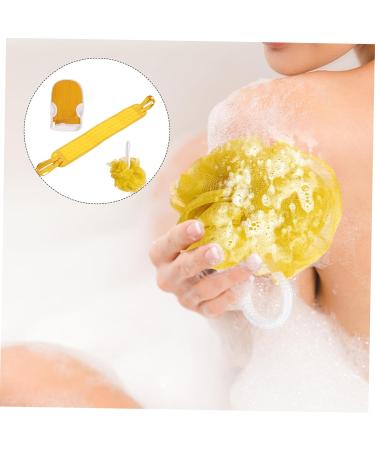 Beaupretty Loofah Glove Bath Towel Back Scrubber Bath Body exfoliator Lotion applicator mesh Bath Shower exfoliating Washing Sand Off mitt Bath Ball take a Bath Set Cleaning Gloves - Buy Online on GoSupps.com