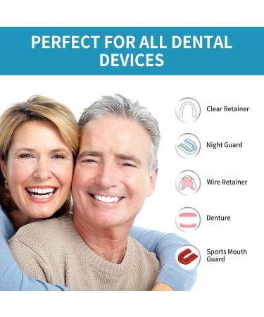 60ml Retainer Whitening Foam Retainer Cleaning Foam for Oral Care Dental Foam Braces Cleaner Teeth Retainer Cleaner Mouth Guard Cleaner Cleans Whitens Teeth&Fights Bad Breath Teeth Aligner Cleaners - Buy Online on GoSupps.com