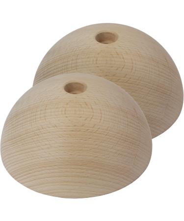 ALPIDEX Wooden Hemispheres Climbing Holds - 2pcs Campussloper - Smooth Real Wood 13cm Sizes for International Shipping - Buy Online on GoSupps.com